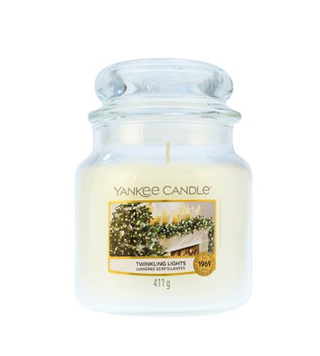 Yankee Candle Twinkling Lights vonná svíčka 411 g