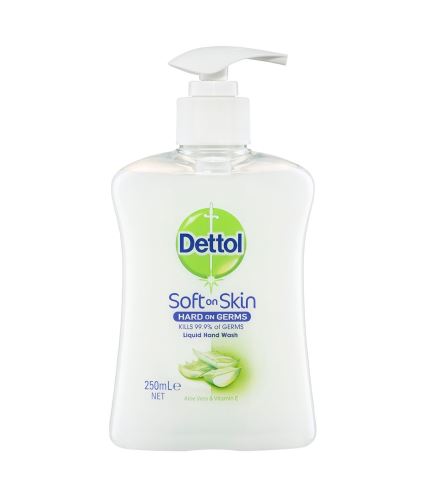 Dettol Antibacterial antibacterial liquid soap with aloe vera and vitamin e unisex 250 ml