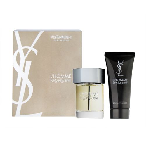 Yves Saint Laurent L'Homme dárková sada pro muže toaletní voda 100 ml + sprchový gel 100 ml