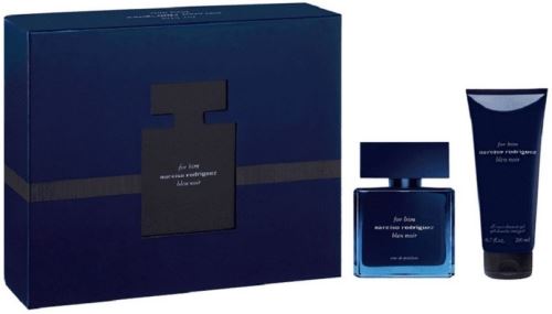 Narciso Rodriguez For Him Bleu Noir dárková sada pro muže parfémovaná voda 50 ml + sprchový gel 200 ml