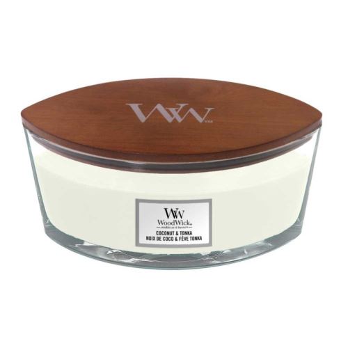 WoodWick Coconut & Tonka vonná svíčka 453,6 g