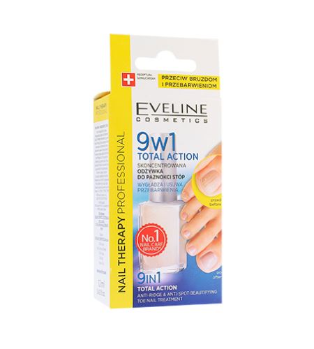 Eveline Cosmetics Nail Therapy Total Action 9v1 výživa na nehty 12 ml
