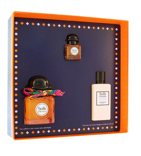 Hermes Twilly d'Hermes dárková sada pro ženy parfémovaná voda 50 ml + parfémovaná voda 7,5 ml + tělové mléko 40 ml