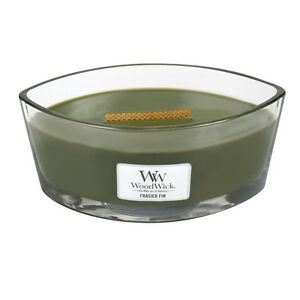 WoodWick Frasier Fir vonná svíčka s dřevěným knotem 453,6 g