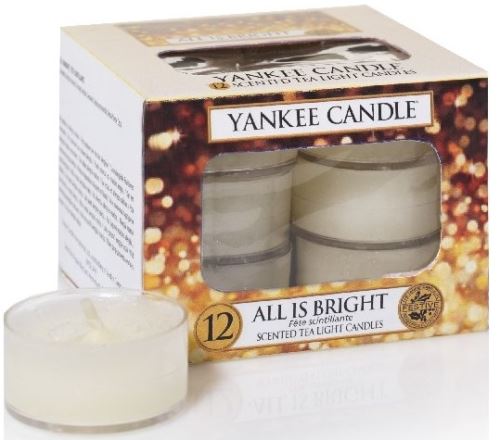 Yankee Candle All is Bright čajová svíčka 12 x 9,8 g