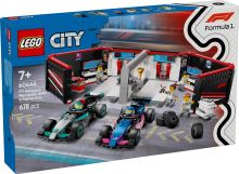 LEGO® City 60444 Garáž F1® a vozy Mercedes-AMG a Alpine (2)