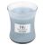 WoodWick Soft Chambray vonná svíčka s dřevěným knotem 275 g