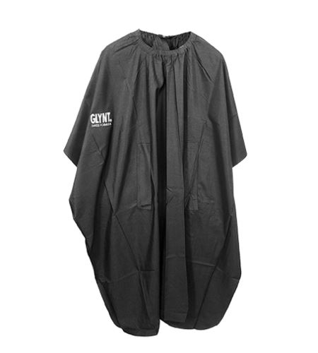 Glynt Hairdressing Cape With Hookclosure pláštěnka na stříhání černá