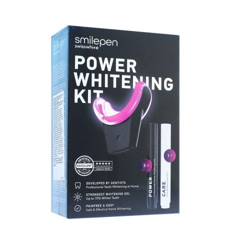 Smilepen Power Whitening Kit sada pro bělení zubů s LED akcelerátorem