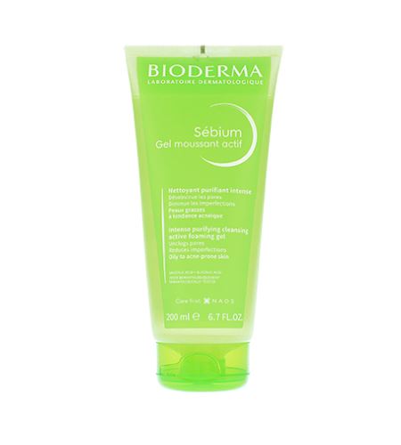 Bioderma Sébium Gel Moussant Actif hloubkově čisticí gel pro mastnou a problematickou pleť 200 ml