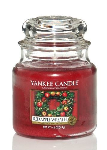 Yankee Candle Red Apple Wreath vonná svíčka 411 g