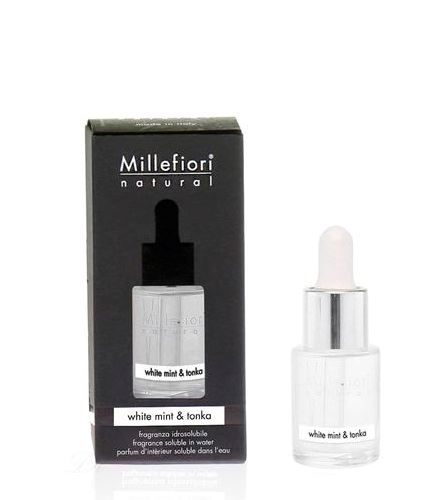 Millefiori Natural White Mint & Tonka vonný olej 15 ml