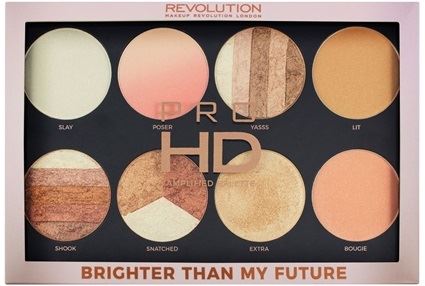 Makeup Revolution London Pro HD palette of highlighters 32 g Better Than My Future