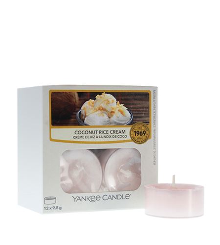 Yankee Candle Coconut Rice Cream čajová svíčka 12 x 9,8 g