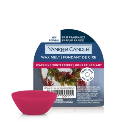 Yankee Candle Sparkling Winterberry vonný vosk 22 g