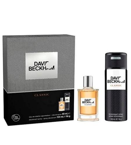 David Beckham Classic eau de toilette for men 40 ml + deospray 150 ml gift set