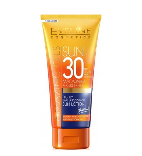 Eveline Cosmetics Sun Care Amazing Oils krém na opalování SPF 30 200 ml