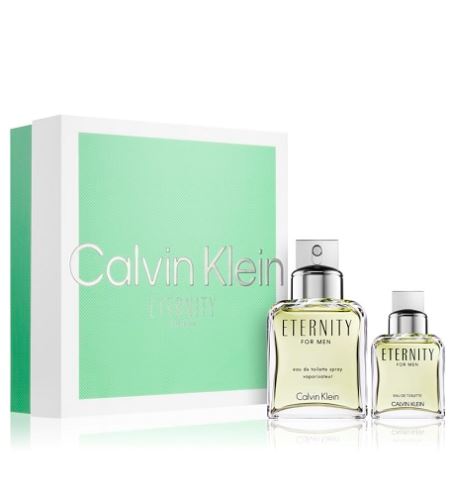 Calvin Klein Eternity For Men dárková sada pro muže toaletní voda 100 ml + toaletní voda 30 ml
