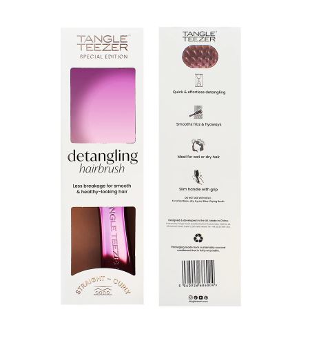Tangle Teezer The Ultimate Detangling Chrom-Haarbürste, Mauve/Kupfer
