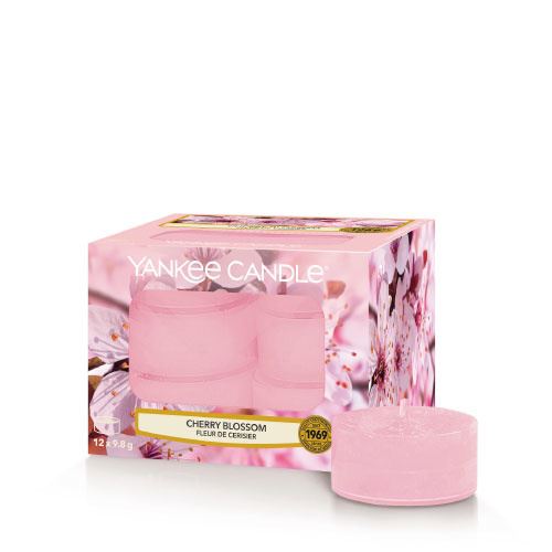 Yankee Candle Cherry Blossom čajová svíčka 12 x 9,8 g