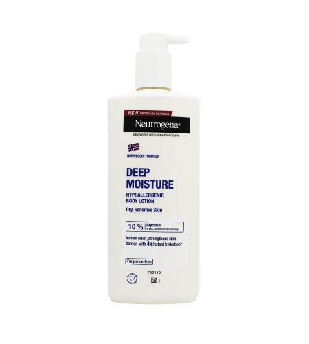 Neutrogena Deep Moisture Hypoallergenic Body Lotion 400ml