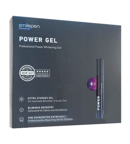 Smilepen Power Whitening Gel sada bělicích gelových per 6 x 5 ml