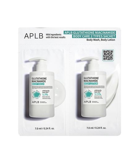APLB Glutathione Niacinamide Body Care 2 Types Sachet vzorek 2x7 ml