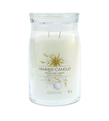 Yankee Candle Twinkling Lights signature svíčka velká 567 g