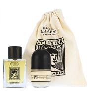 Panier Des Sens L'Olivier parfémovaná voda 50 ml + deodorant roll-on 50 ml + bavlněný sáček dárková sada Pro muže (1)