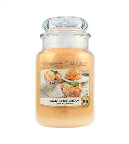 Yankee Candle Mango Ice Cream vonná svíčka 623 g