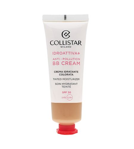 Collistar Idroattiva+ Anti-Pollution BB Cream Tinted Moisturiser tónující hydratační krém SPF 30 50 ml 2 Medium