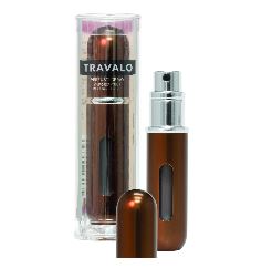 Travalo Classic HD Plnitelný flakón 5 ml U - Brown