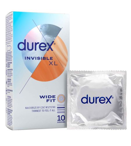 Durex Invisible XL Condoms 10pcs