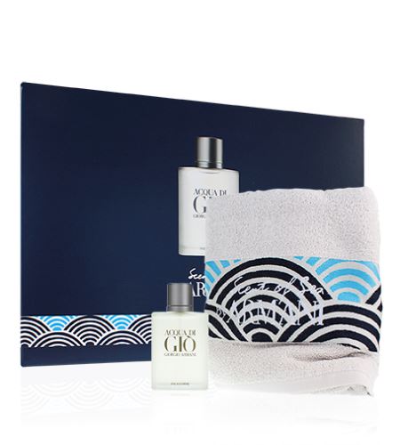 Giorgio Armani Acqua di Gio Pour Homme toaletní voda 100 ml + ručník Pro muže dárková sada