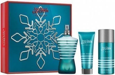 Jean Paul Gaultier Le Male dárková sada pro muže toaletní voda 125 ml + sprchový gel 75 ml + deodorant 150 ml