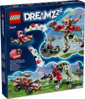 LEGO® DREAMZzz™ 71497 Cooper's Tiger Mech & Zero's Hot Rod Car (3)