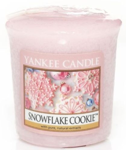 Yankee Candle Snowflake Cookie votivní svíčka 49 g