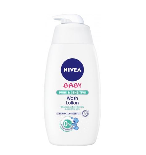 Nivea Baby Pure & Sensitive cleansing gel for face, body and hair K 500 ml