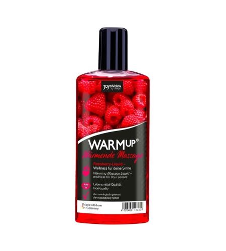 JoyDivision Warmup Raspberry hřejivý masážní gel 150 ml
