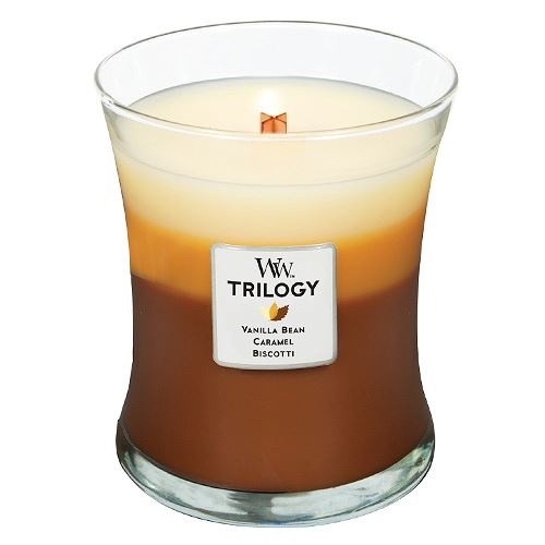 WoodWick Café Sweets vonná svíčka s dřevěným knotem 275 g