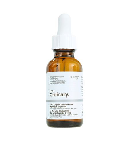 The Ordinary The Ordinary 100% Organic Cold-Pressed Moroccan Argan Oil cold pressed argan oil 30 ml