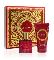 Versace Eros Flame dárková sada pro muže parfémovaná voda 30 ml + sprchový gel 50 ml