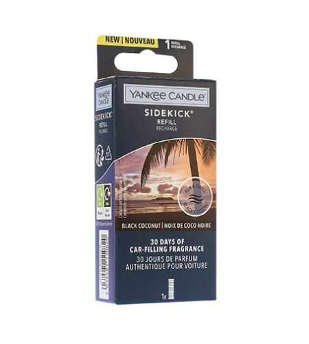 Yankee Candle Sidekick Black Coconut náhradní náplň vůně do auta