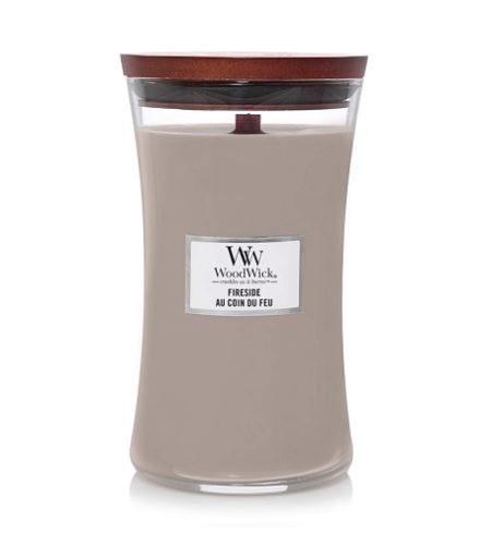 WoodWick Fireside scented candle with wooden wick 609,5 g