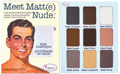 TheBalm Meet Matt(e) Nude Eyeshadow Palette 25,5g