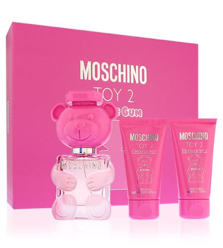 Moschino Toy 2 Bubble Gum dárková sada pro ženy toaletní voda 50 ml + tělové mléko 50 ml + sprchový gel 50 ml
