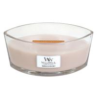 WoodWick Vanilla &amp;Sea Salt scented candle with wooden wick 453,6 g