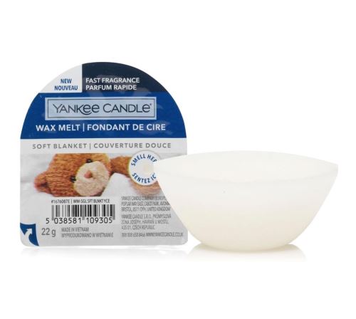 Yankee Candle Soft Blanket vonný vosk 22 g
