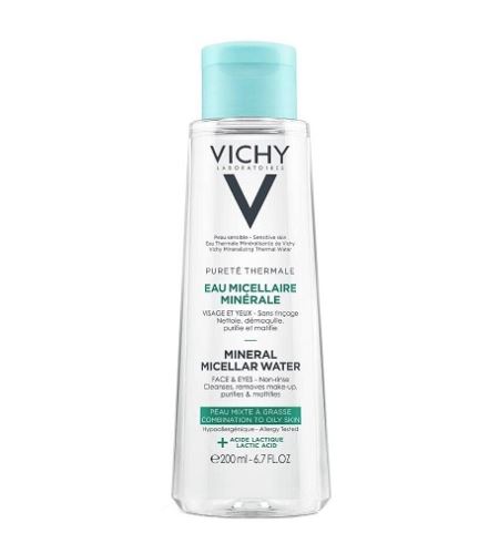 Vichy Pureté Thermale minerální micelární voda pro mastnou a smíšenou pleť 200 ml