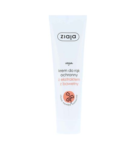 Ziaja Cotton Protective ochranný krém na ruce 100 ml
